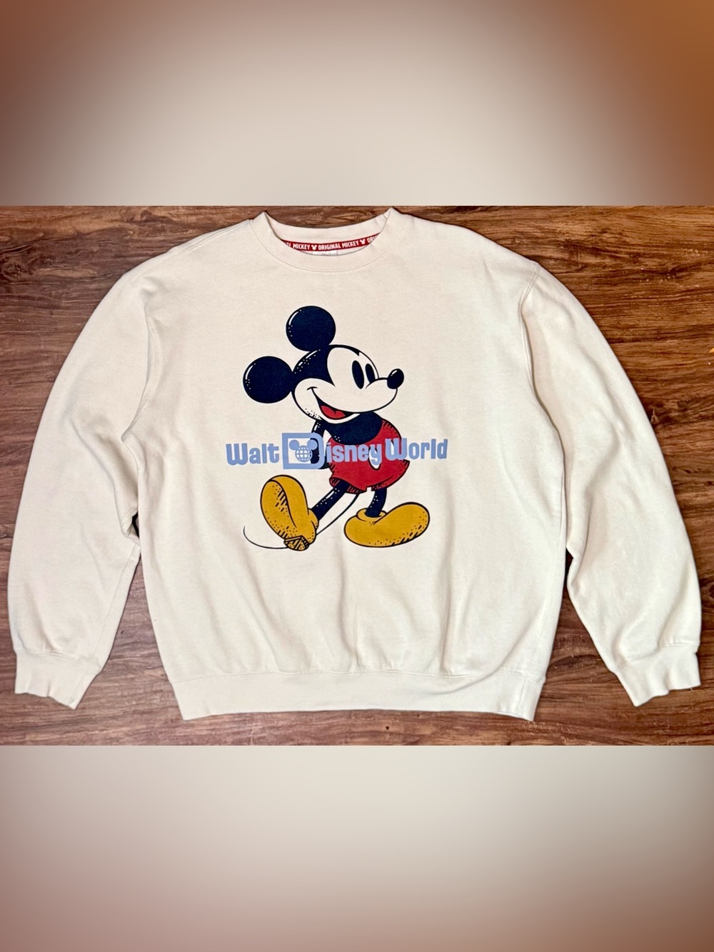 Original Mickey Disney crew neck sweatshirt